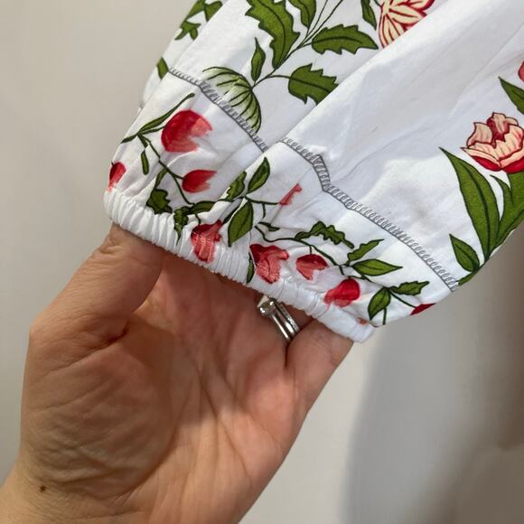 Tuckernuck Celina Moon Floral Stamp Cotton Maxi Dress Small NWT Cottagecore Boho - Picture 7 of 9